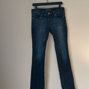 Express Dark Wash Barley Boot Jeans